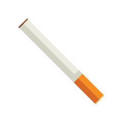 Cigarette smoking icon flat vector design