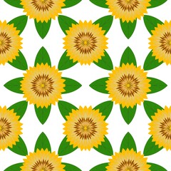 floral seamless pattern, Seamless flowers