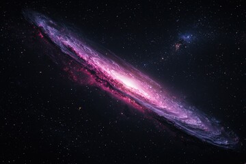 Obraz premium Beautiful Spiral Galaxy in Deep Space galaxy space spiral universe cosmos astronomy stars nebulae