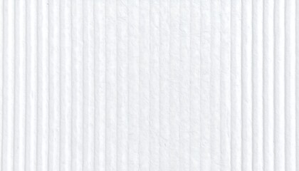 Close-up of textured white vertical ribbed material