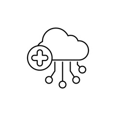 Icon a healthcare, isolated against a clean background.