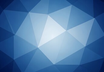 Fototapeta premium Geometric facets intersect with subtle gradients to form a crystalline structure