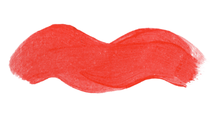 Curved red paint stroke with wavy, artistic flow. Ideal for abstract illustrations or bold visual emphasis. The stroke's organic shape and energetic movement suggest a sense of motion and creativity. - Powered by Adobe