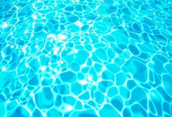 Abstract vector background, shimmering turquoise swimming pool water texture,  design,  swimming