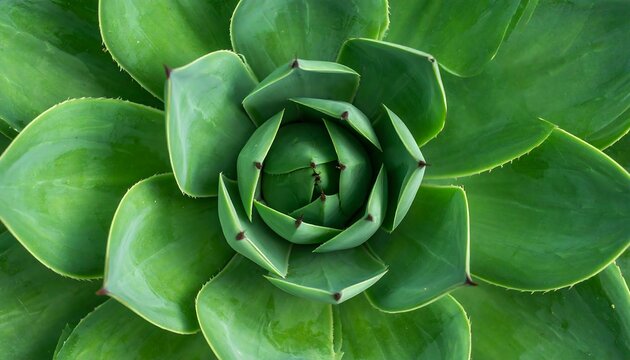 Close-up of a succulent rosette