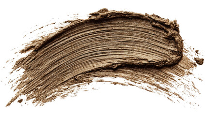 Smear of light brown cosmetic product