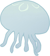 transparent jellyfish PNG illustration