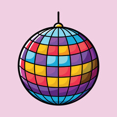 Obraz premium A Funky Disco Ball Ready to Light Up The Dance Floor