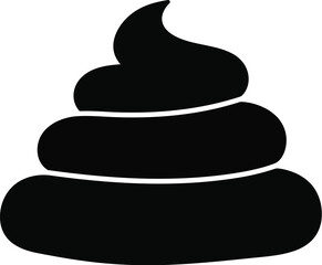 Funny poop emoji icon