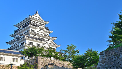 朝の福山城　広島県福山市
