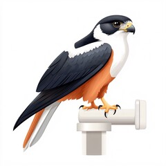 Obraz premium Urban Habitat Loss Impacting Hawk Species in Modern Landscapes