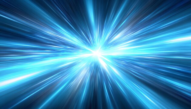 Strahlender blauer Lichteffekt, Energie, Geschwindigkeit