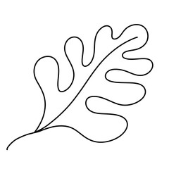 나뭇잎 단풍 가을 색칠공부 라인드로잉