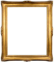 Gold ornate picture frame (12)