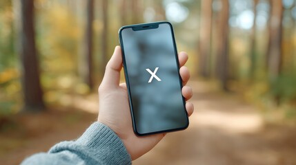 An image representing the act of putting down the mobile phone and choosing instead to spend time with oneself and nature or in peaceful solitude.