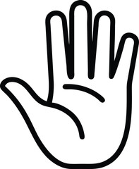 Obraz premium hand stop sign need for personal space