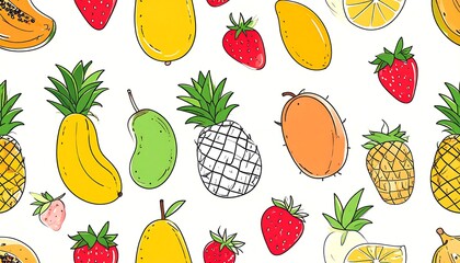 Colorful fruit pattern (1)