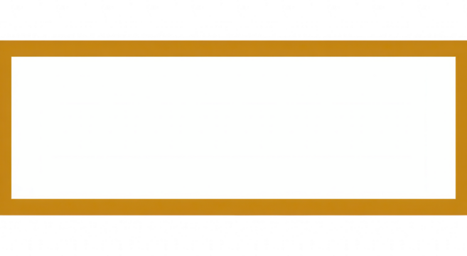 Empty, light-brown framed rectangle