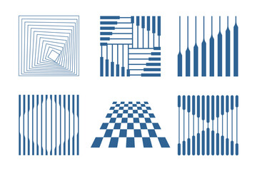 Geometric Abstract Line and Shape Elements