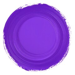 Abstract purple circle paint stroke
