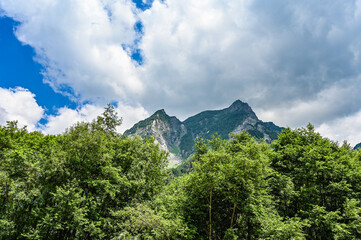 日本長野県の上高地