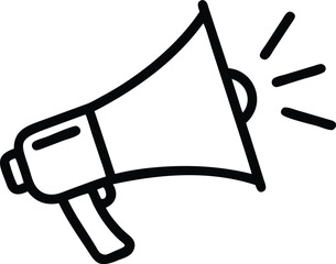megaphone vector silhouette