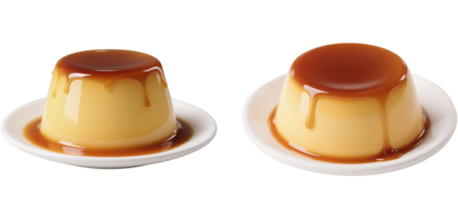 プリン　デザート　食べ物