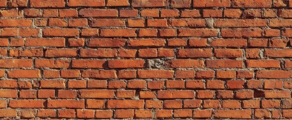 The textured brick wall showcasing a rustic and vintage appeal.