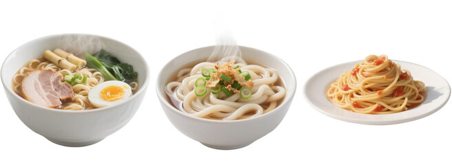 ラーメン　うどん　パスタ　麺類　食べ物