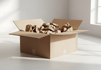 Open Cardboard Box