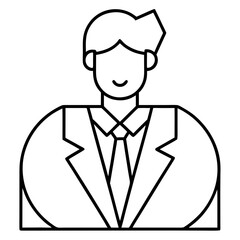 Obraz premium finalized deal icon line art