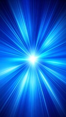 Abstract radial burst of light