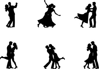 Obraz premium Silhouettes of Children Standing in Line