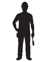 MALE WORKER SILHOUETTE
