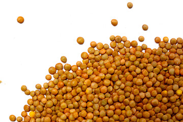 Lentils are small brown legumes rich in protein and fiber