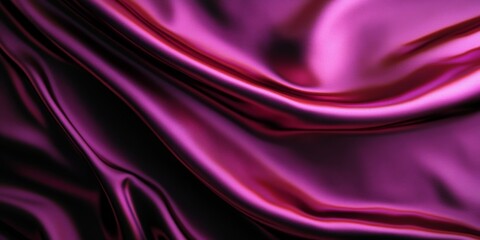 Fototapeta premium Elegant Deep Purple Abstract Background with Smooth Waves and Mysterious Shadows for Visual Impact