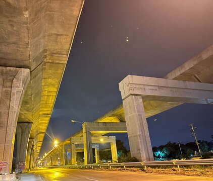 bridge at night