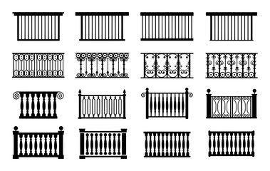 Ornate and simple railing designs for architectural accents balustrade fence