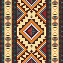 Native ethnic  seamless pattern  , Colorful  illustration design for fabric, textile, blanket, rug, carpet, and fashion,300dpi