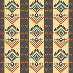 geometric ethnic seamless pattern. Colorful ethnic illustration design for fabric, textile, blanket, rug, carpet, and fashion,300dpi