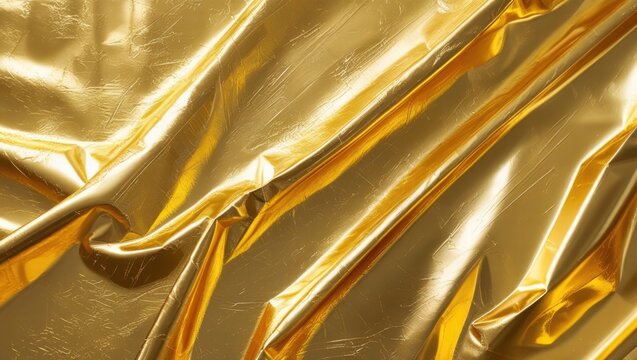 gold foil or metallic gold texture