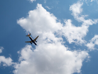 airplane in the sky