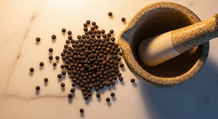 Granos Enteros de Pimienta Negra