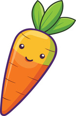 carrot cartoon vector art