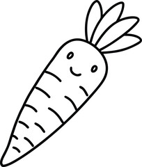 carrot cartoon vector art