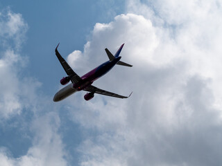 airplane in flight