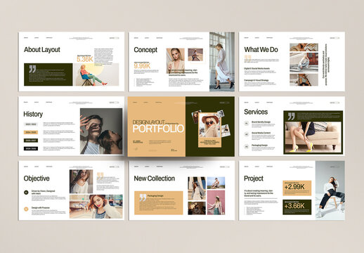 Design Layout Portfolio Presentation Template