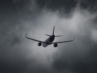 airplane in the sky