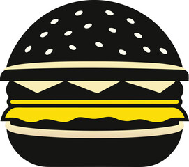 hamburger silhouette
