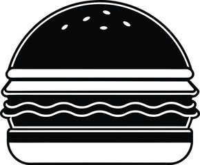 hamburger silhouette